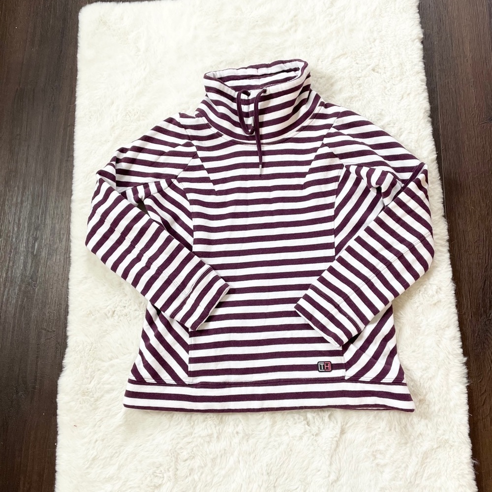 Tommy Hilfiger Cowl Neck Athletic Sweatshirt - Picture 4 of 7